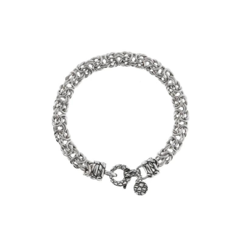 Bracciale Uomo Donna Albert M Argento Catena Bizantina – Gioielleria Zambon