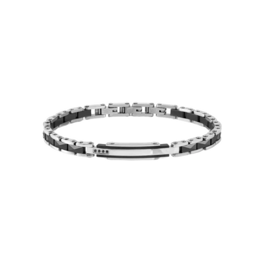 Bracciale Uomo Nomination Acciaio Strong Nero Diamond 028325009