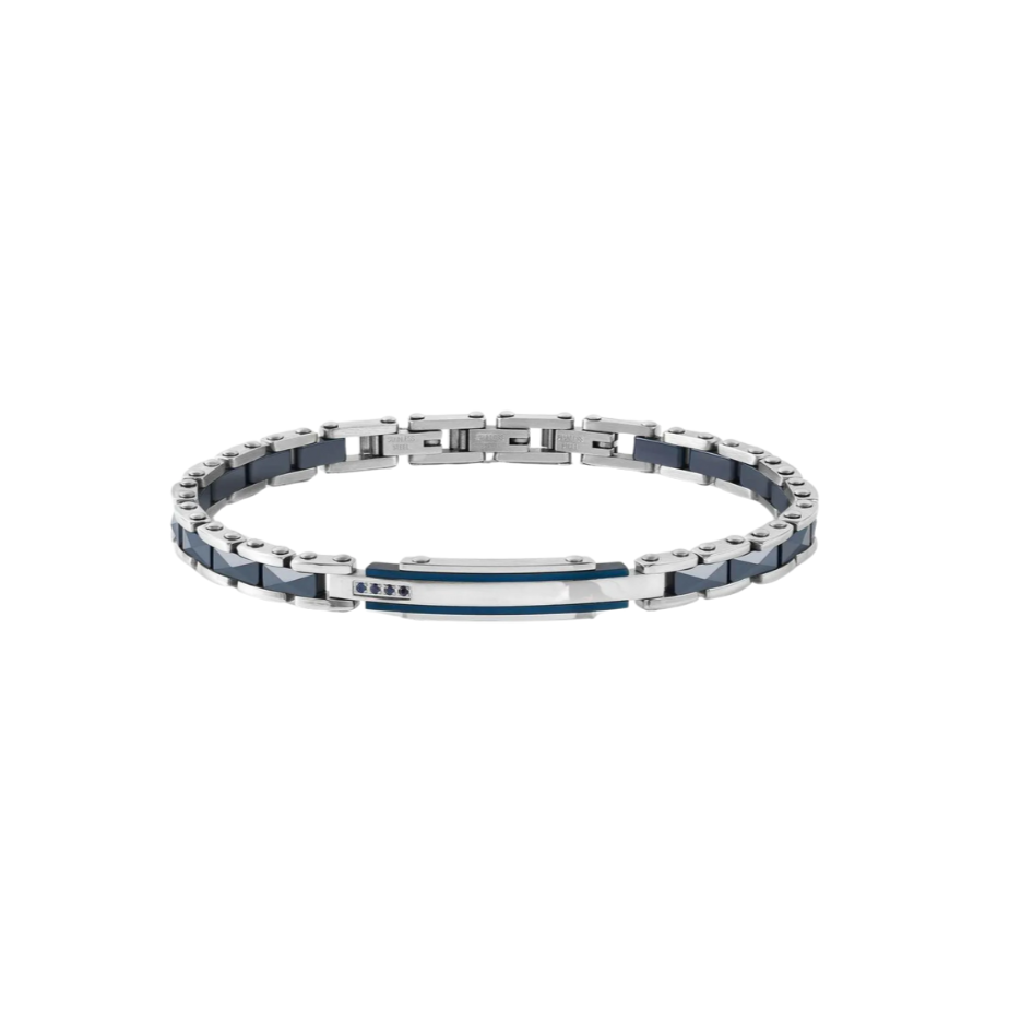 Bracciale Uomo Nomination Acciaio Strong Blu Zaffiri 028325030