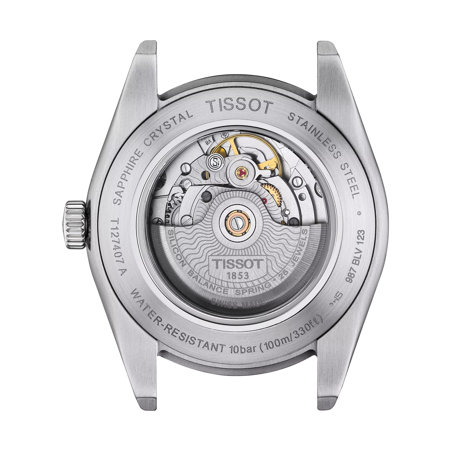 Orologio Uomo Tissot Gentleman Powermatic 80 Silicium T1274071109101