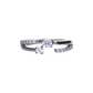 Anello Diamonfire Argento Brilliant Doppio Zircone