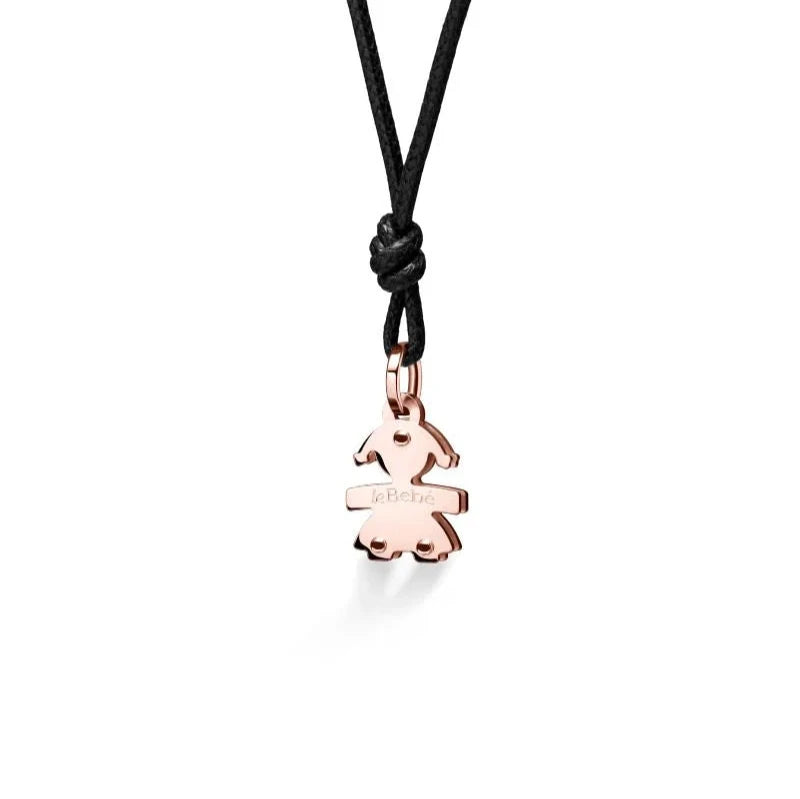 Ciondolo Collana Le Bebè Oro Rosa Bimba I Mini LBB049N