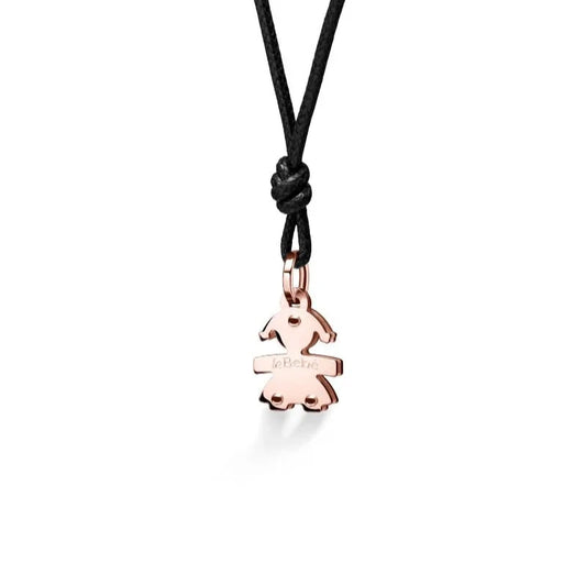 Ciondolo Collana Le Bebè Oro Rosa Bimba I Mini LBB049N